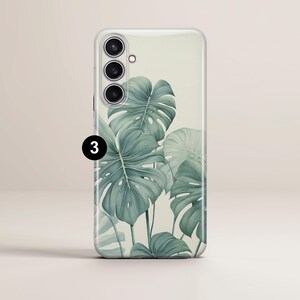 Plant Phone case Monstera Tropical Cover fit for Samsung S26 S25 S24 S23 S22 Plus Ultra FE S10 Galaxy Note 20 A16 A17 A57 A56 A16 A25 A24 3