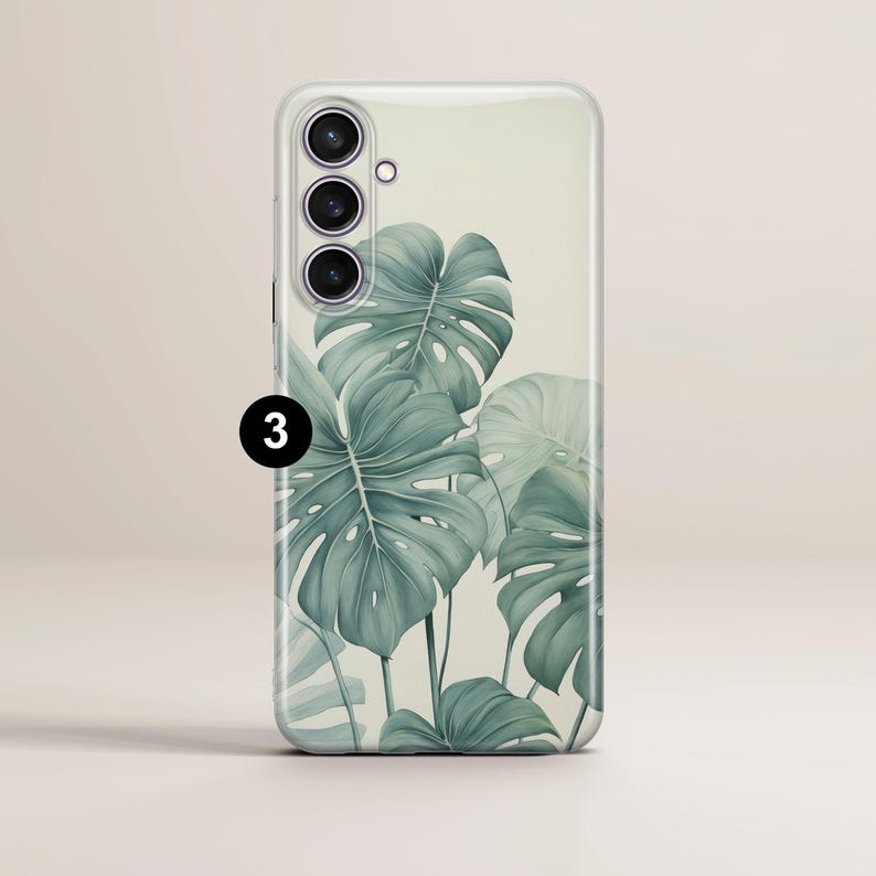Plant Phone case Monstera Tropical Cover fit for Samsung S26 S25 S24 S23 S22 Plus Ultra FE S10 Galaxy Note 20 A16 A17 A57 A56 A16 A25 A24 3