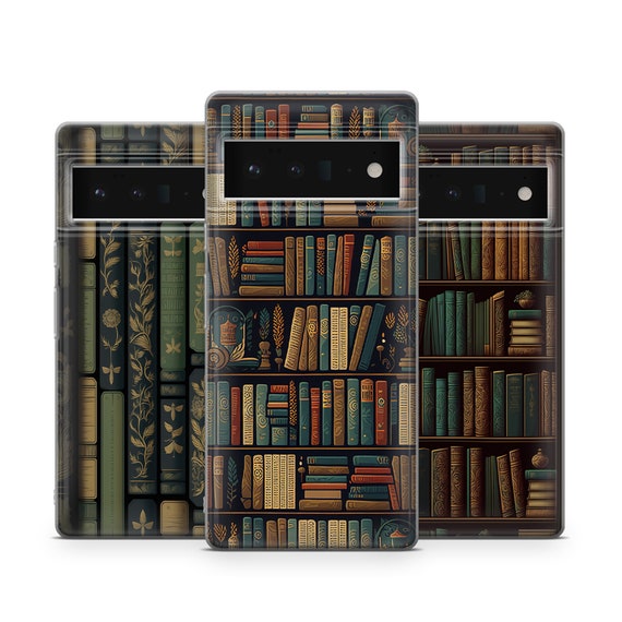 Bookish Phone Case, Retro Book cover fit for Google Pixel 10 Pro XL 9 8 7 6 Pro 6A 3XL 5 4, iPhone 17 16, Samsung A15 S24 Ultra, S23 FE