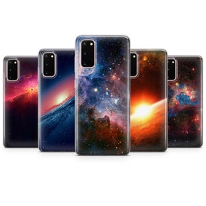 Custodia per telefono spaziale, Cosmos Cover adatta per Samsung S25 S24 S23 S22 S21 Plus Ultra FE S10 Galaxy Note 20 A15 A16 A55 A56 A14 A25 A24 A05 A32 A33