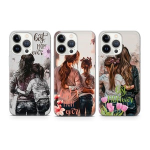 Girl Mom Phone Case Super Mom Cover Fit for iPhone 16 Pro
