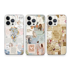 Bible Verses Phone Case Christian cover fit for iPhone 17 16 15 14 13 12 Pro Max Xr Xs, Google Pixel 10 Pro XL 9 8 7 6, Samsung S26 S25 FE