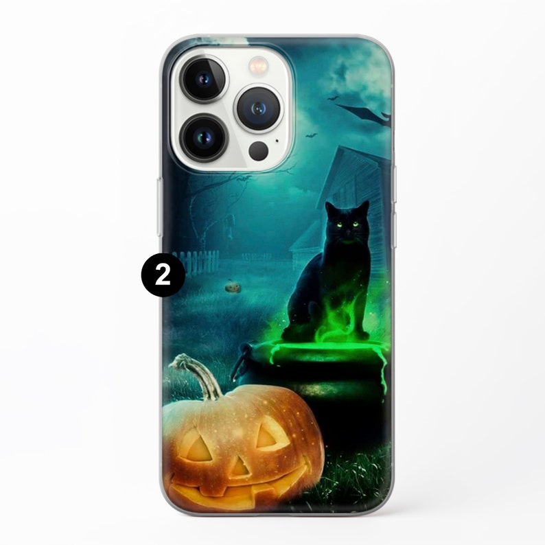 Halloween Phone Case Autumn Cover Fit for iPhone 17 16 15 14 13 12 Pro ...