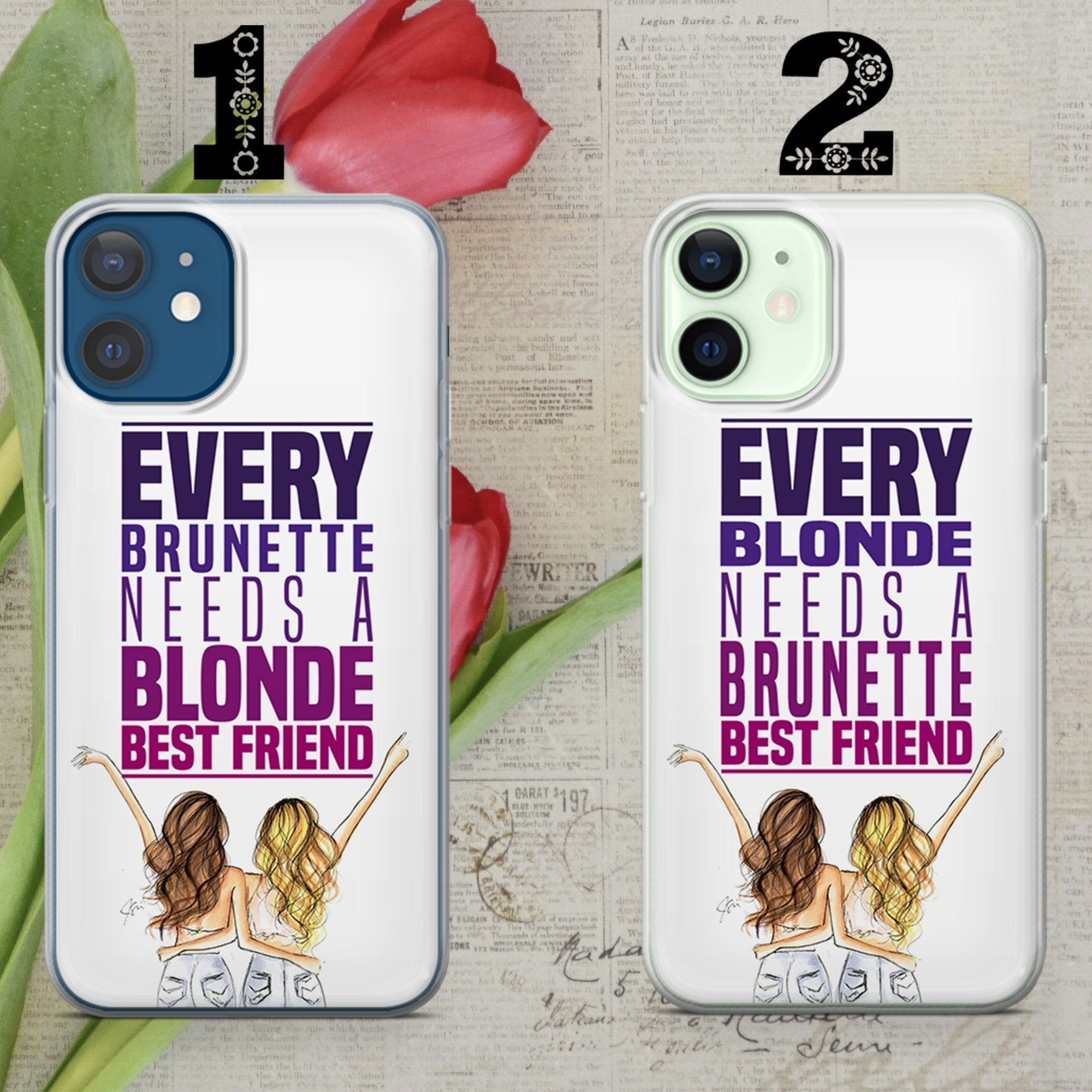 PAR DE CASES BFF LOIRA E MORENA – Bffcase