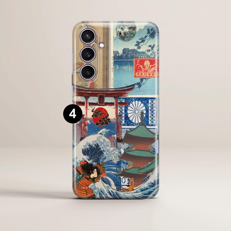 Japanese Phone Case Lucky Cat Tokyo cover fit for Samsung S26 S25 S24 S23 S22 Plus Ultra FE S10 Galaxy Note 20 A16 A17 A57 A56 A16 A25 4