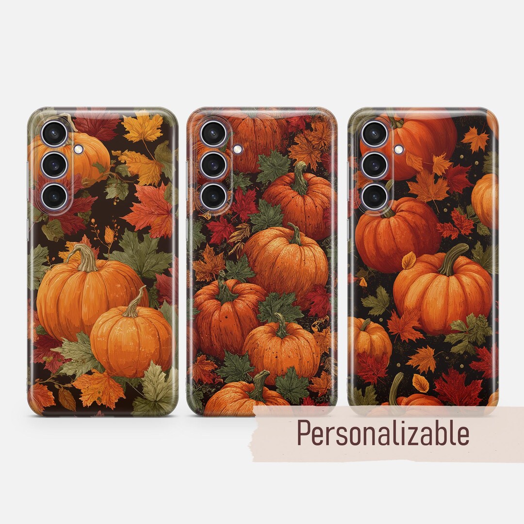 Pumpkin Phone Case Cozy Fall Autumn Cover Fit for Samsung S26 S25 S24 ...