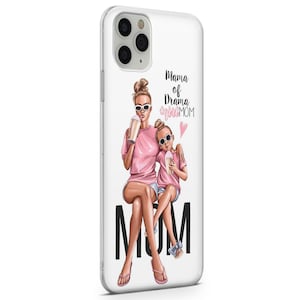Girl Mom Phone Case Boy Mom Cover Fit for iPhone 17 16 15 14 13 12 Pro ...