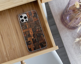 Wooden Phone Case, Wood Print cover fit for iPhone 17 16 15 14 13 12 Pro Max Xr Xs, Google Pixel 10 Pro XL 9 8 7 6, Samsung S25 S24 FE