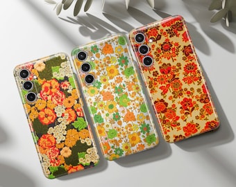 Vintage Coque de téléphone en toile pour Samsung S26 S25 S24 S23 S22 Plus Ultra FE S10 Galaxy Note 20 A16 A17 A57 A56 A16 A25 A24 A05