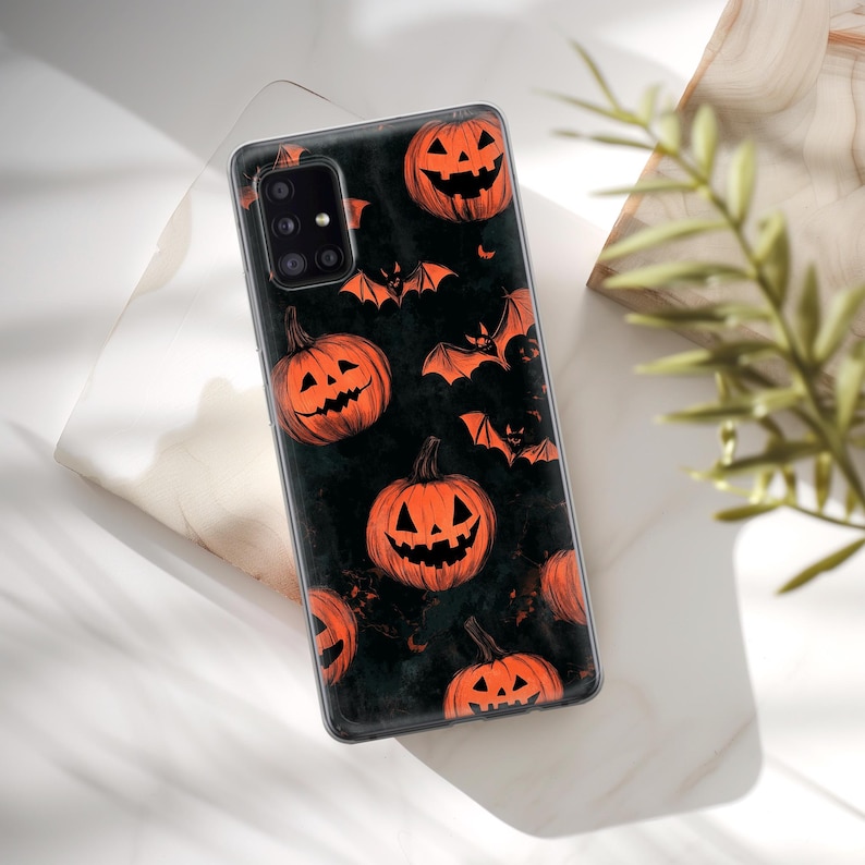 Halloween Phone Case Skulls Horror Cover Fit for Samsung S26 S25 S24 ...