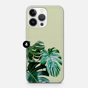 Plant Phone case Monstera Tropical Cover fit for iPhone 18 17 16 15 14 13 Pro Max Xr Xs, Google Pixel 10 Pro XL 9 8 7 6, Samsung S26 S25 FE 4