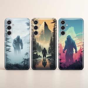 Custodia per telefono Bigfoot Sasquatch Cover adatta per Samsung S26 S25 S24 S23 S22 Plus Ultra FE S10 Galaxy Note 20 A16 A17 A57 A56 A16 A25 A24 A05