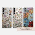 Wildflower Phone Case Mosaic Print cover fit for Samsung S26 S25 S24 S23 S22 Plus Ultra FE S10 Galaxy Note 20 A16 A17 A57 A56 A16 A25 A05s