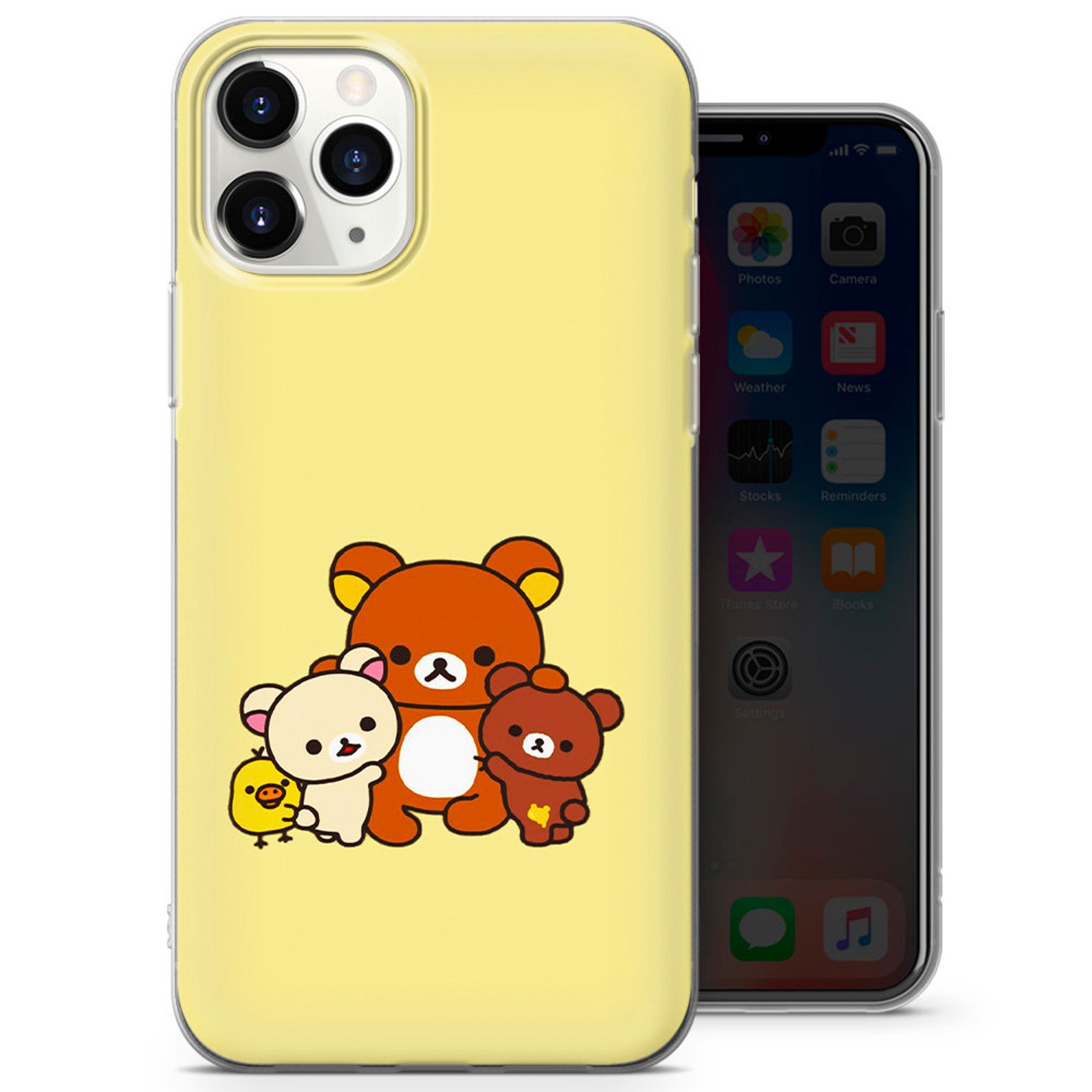 Rilakkuma Phone Case Kawaii Cover Fit for Iphone 13 14 12 Etsy