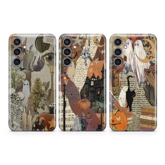 Spooky phone case Halloween Pumpkin cover fit for Samsung S25 S24 S23 S22 S21 Plus Ultra FE S10 Galaxy Note 20 A16 A17 A55 A56 A14 A25