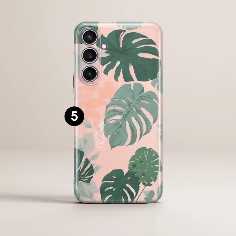 Plant Phone case Monstera Tropical Cover fit for Samsung S26 S25 S24 S23 S22 Plus Ultra FE S10 Galaxy Note 20 A16 A17 A57 A56 A16 A25 A24 5