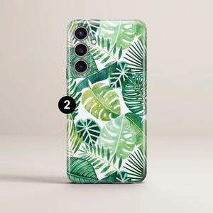 Plant Phone case Monstera Tropical Cover fit for Samsung S26 S25 S24 S23 S22 Plus Ultra FE S10 Galaxy Note 20 A16 A17 A57 A56 A16 A25 A24 2