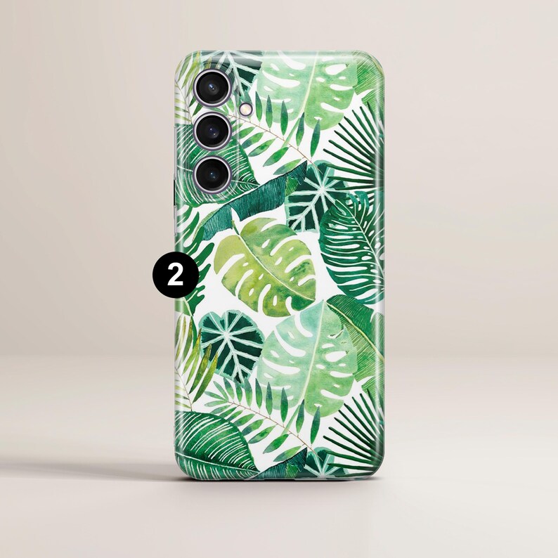 Plant Phone case Monstera Tropical Cover fit for Samsung S26 S25 S24 S23 S22 Plus Ultra FE S10 Galaxy Note 20 A16 A17 A57 A56 A16 A25 A24 2