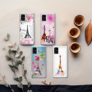 Paris Phone Case, Eiffel Tower Cover fit for Samsung S25 S24 S23 S22 S21 Plus Ultra FE S10 Galaxy Note 20 A15 A16 A55 A56 A14 A25 A24 A05