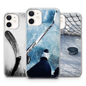 Hockey Phone case Sport Cover fit for iPhone 16 15 14 13 12 11 Pro Max Xr 8 Plus, Samsung S25 S24 S23 FE A16 A15 A55, Pixel 9 8