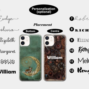 Steampunk Phone case Gothic cover fit for iPhone 15 Pro Max, 14, 13, 12, 11, XR, XS, 8, Samsung S24, S23, S22 Fe, A14, A15, A53, A32 image 9