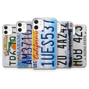 Hawaii Phone case License plate Cover fit for iPhone 17 16 15 14 13 12 Pro Max Xr Xs, Google Pixel 10 Pro XL 9 8 7 6, Samsung S25 S24 FE