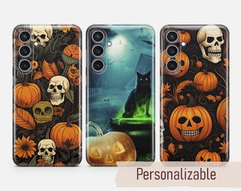 Halloween phone case,  Autumn cover Cover fit for Samsung S26 S25 S24 S23 S22 Plus Ultra FE S10 Galaxy Note 20 A16 A17 A57 A56 A16 A25 A24