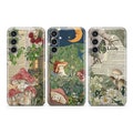 Cottagecore Phone case Nature Scrapbook cover fit for Samsung S25 S24 S23 S22 S21 Plus Ultra FE S10 Galaxy Note 20 A15 A16 A55 A56 A14 A25 product logo