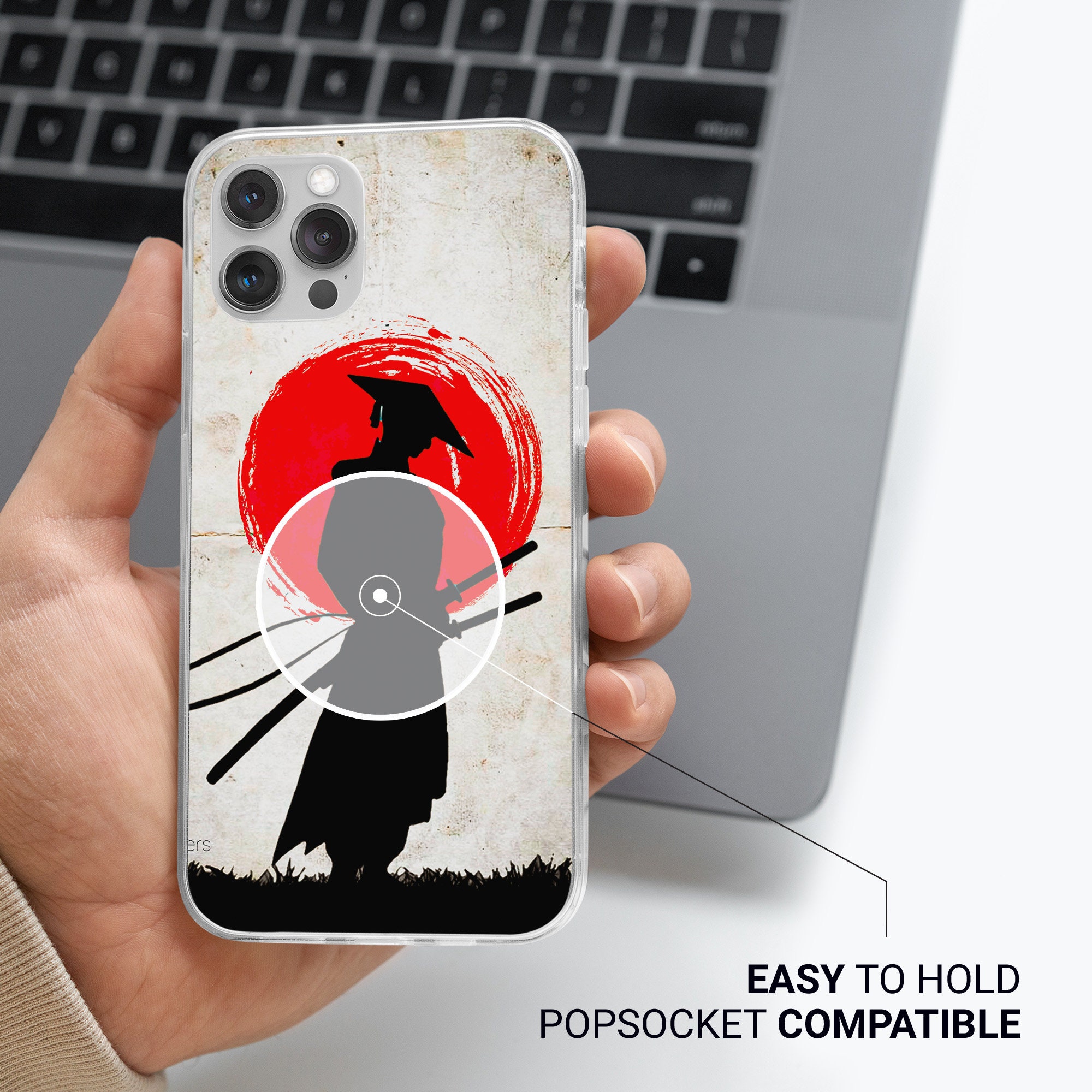 少年漫画 Custom Order for SAM - 5 M + 2 S cases Samurai Phone Case, Japanese Art Cover Fit for Samsung S25