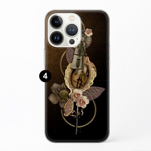 Steampunk Phone case Gothic cover fit for iPhone 15 Pro Max, 14, 13, 12, 11, XR, XS, 8, Samsung S24, S23, S22 Fe, A14, A15, A53, A32 4