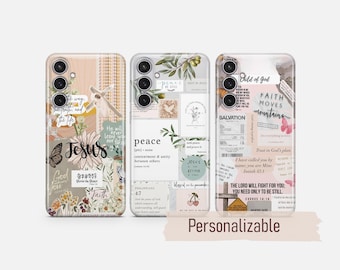 Christian Phone Case Housse pour Samsung S26 S25 S24 S23 S22 Plus Ultra FE S10 Galaxy Note 20 A16 A17 A57 A56 A14 A25 A05s