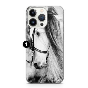 Coque andalouse Horse pour iPhone 17 16 15 14 13 12 Pro Max Xr Xs, Google Pixel 10 Pro XL 9 8 7 6, Samsung S26 S25 FE 1