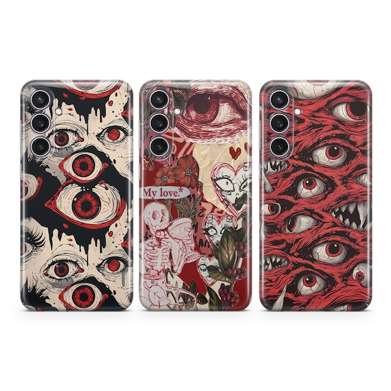 Gore Eyeball Phone Case Creepy Eyes Cover Fit for Samsung S26 S25 S24 S23  S22 Plus Ultra FE S10 Galaxy Note 20 A16 A17 A55 A56 A25 A24 A05 - Etsy  Denmark