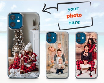 Spersonalizowane etui na telefon z personalizowanym zdjęciem pasujące do iPhone'a 17 16 15 14 13 12 Pro Max Xr Xs, Google Pixel 10 Pro XL 9 8 7 6, Samsunga S25 S24