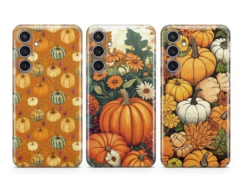 Autumn phone case Halloween Pumpkin cover fit for Samsung S26 S25 S24 S23 S22 Plus Ultra FE S10 Galaxy Note 20 A16 A17 A57 A56 A16 A25