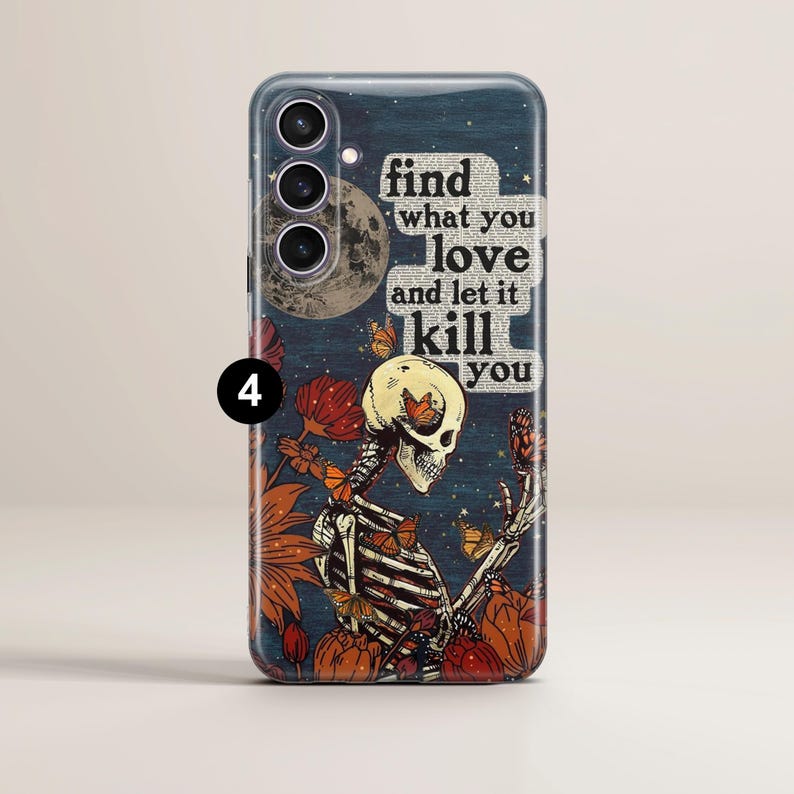 Skull Phone case Gothic Floral cover fit for Samsung S26 S25 S24 S23 S22 Plus Ultra FE S10 Galaxy Note 20 A16 A17 A57 A56 A16 A25 A05 4