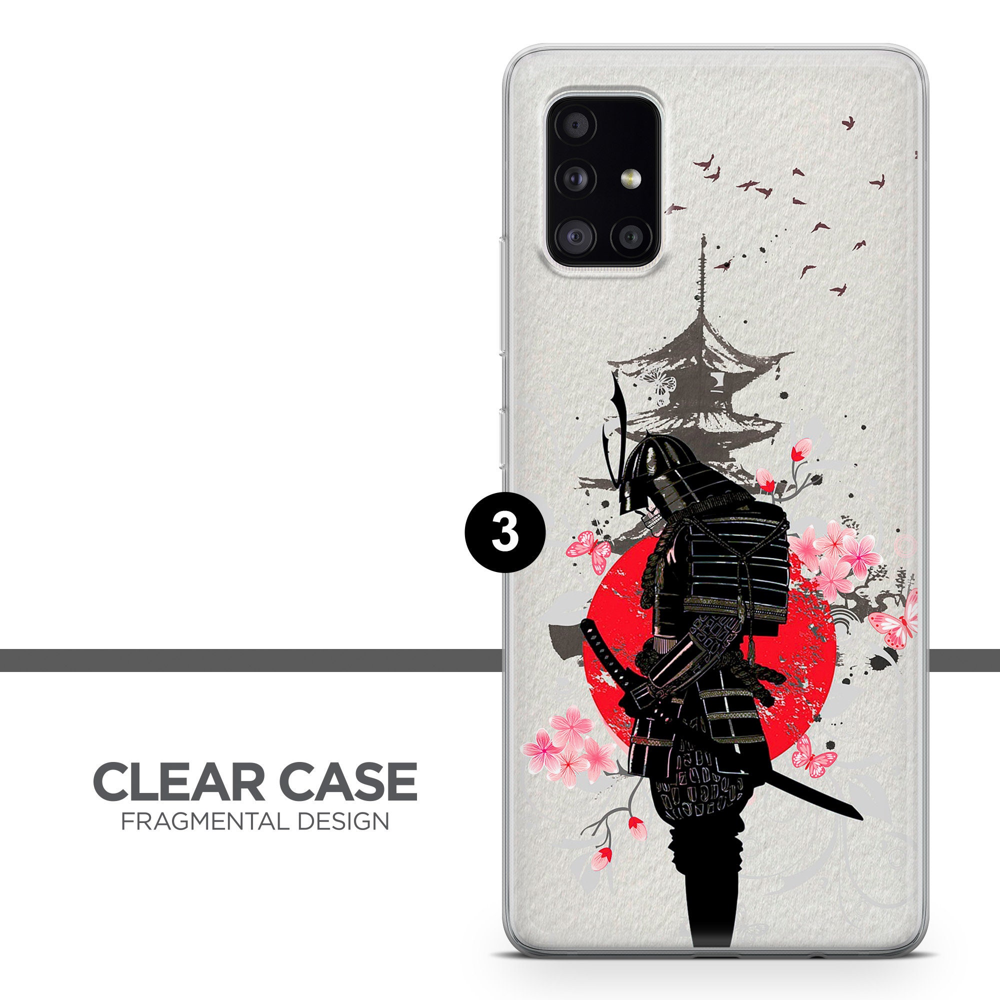 少年漫画 Custom Order for SAM - 5 M + 2 S cases Samurai Phone Case, Japanese Art Cover Fit for Samsung S25