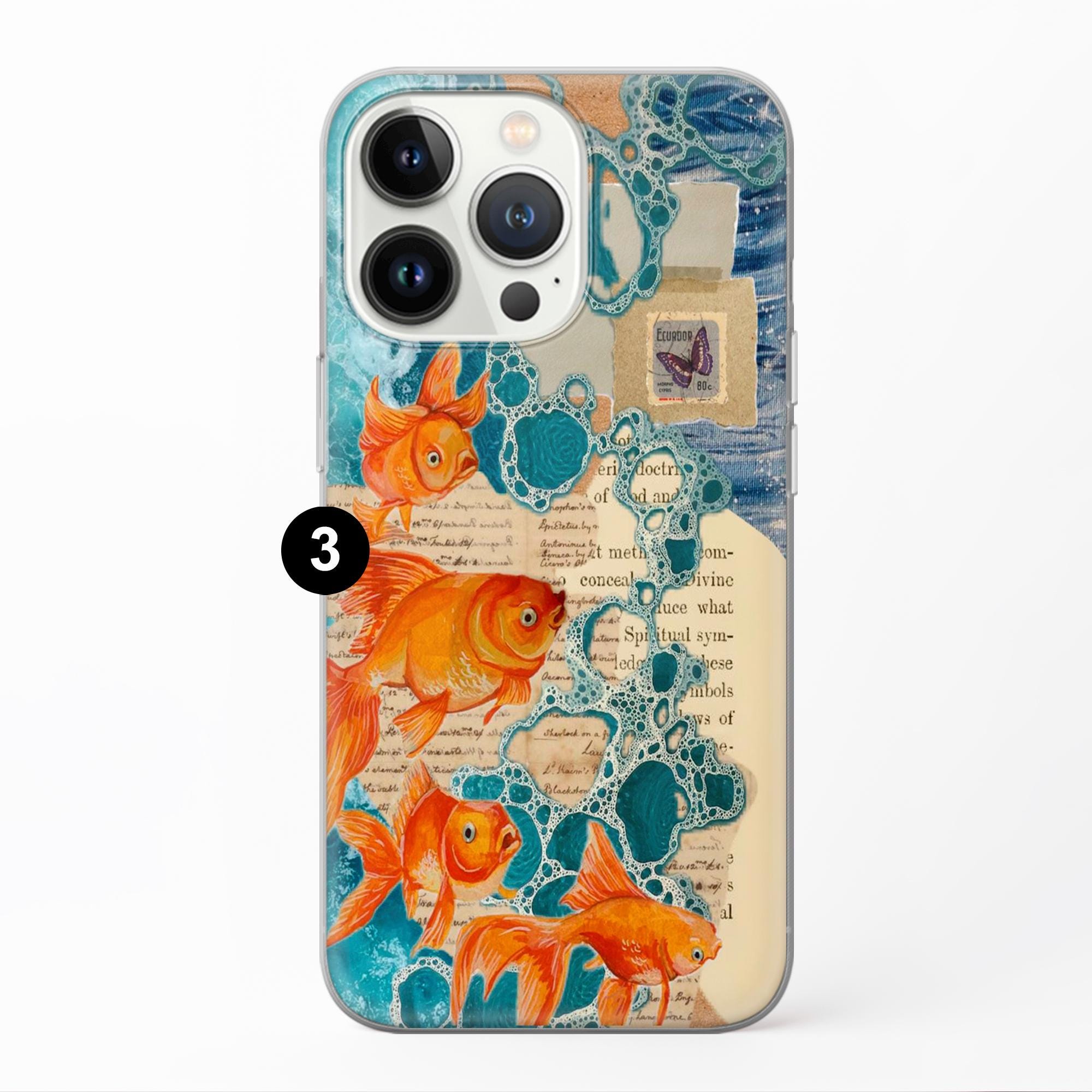 Koi Fish Phone Case Sardine Japanese Art Cover Fit for