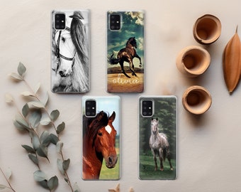 Horse phone case, Andalusian cover fit for Samsung S24 S23 S22 S21 S20 Plus Ultra FE S10 Galaxy Note 20 A15 A14 A54 A53 A13 A25 A24 A23 A32