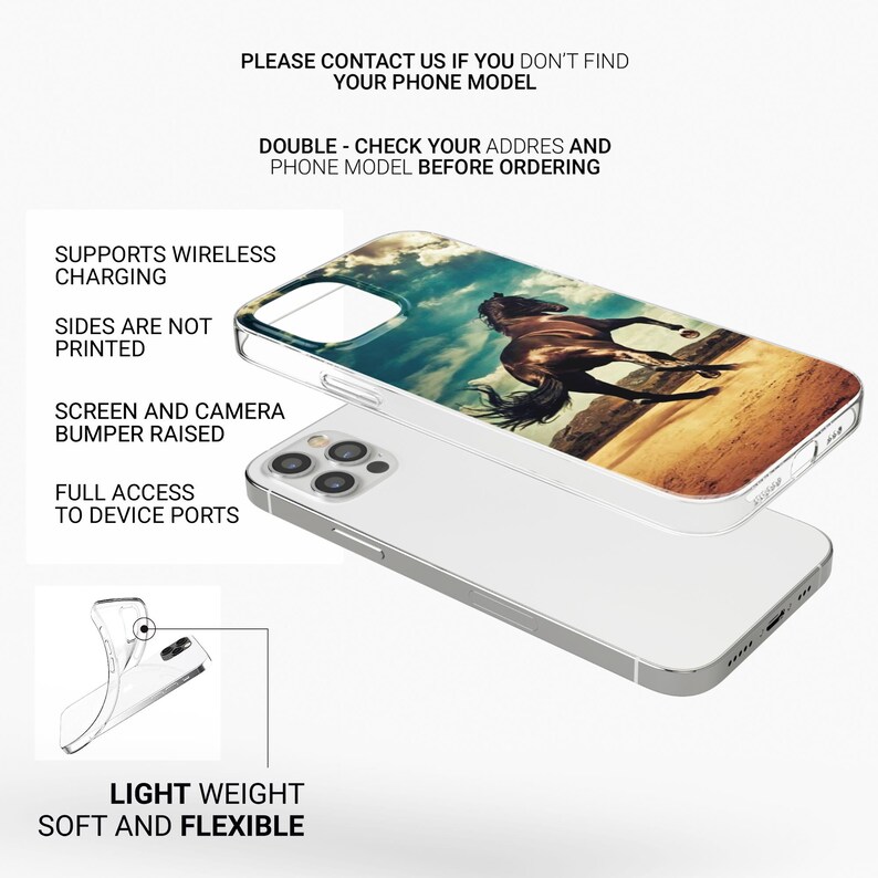 Coque andalouse Horse pour iPhone 17 16 15 14 13 12 Pro Max Xr Xs, Google Pixel 10 Pro XL 9 8 7 6, Samsung S26 S25 FE image 10