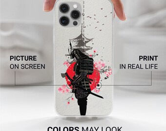 Samurai Phone Case Japan Art Cover Fit for iPhone 18 17 16 15 14