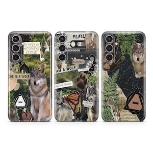 Custodia per telefono Wolf Therian Quadrobics adatta per Samsung S25 S24 S23 S22 S21 Plus Ultra FE S10 Galaxy Note 20 A15 A16 A55 A56 A14 A25 A24