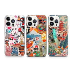Funda de teléfono japonesa Lucky Cat Tokyo, compatible con iPhone 17, 16, 15, 14, 13, 12 Pro Max, Xr, Xs, Google Pixel 10 Pro XL, 9, 8, 7, 6 y Samsung S25, S24 FE.