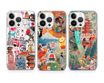 Japanese Phone Case Lucky Cat Tokyo cover fit for iPhone 17 16 15 14 13 12 Pro Max Xr Xs, Google Pixel 10 Pro XL 9 8 7 6, Samsung S26 S25 FE
