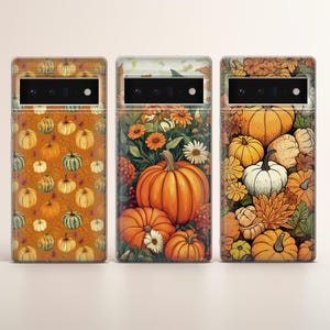 Autumn phone case Halloween Pumpkin cover fit for Google Pixel 10 Pro XL 9 8 7 6 Pro 6A 3XL 5 4, iPhone 17 16, Samsung A15 S24 Ultra, S23 FE