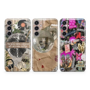Discobal Telefoon case Mirrorball Star cover fit voor Samsung S25 S24 S23 S22 S21 Plus Ultra FE S10 Galaxy Note 20 A15 A16 A55 A56 A14 A25