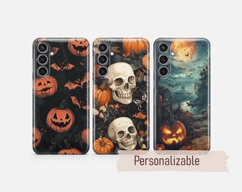 Halloween phone case Skulls Horror cover fit for Samsung S26 S25 S24 S23 S22 Plus Ultra FE S10 Galaxy Note 20 A16 A17 A57 A56 A16 A25