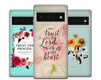 Bible Verse Phone Case, Jesus Cover fit for Google Pixel 10 Pro XL 9 8 7 6 Pro 6A 3XL 5 4, iPhone 17 16, Samsung A15 S24 Ultra, S23 FE