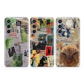 Cats Phone Case Meme Collage Funny Cover fit for Samsung S25 S24 S23 S22 S21 Plus Ultra FE S10 Galaxy Note 20 A15 A16 A55 A56 A14 A25 product logo