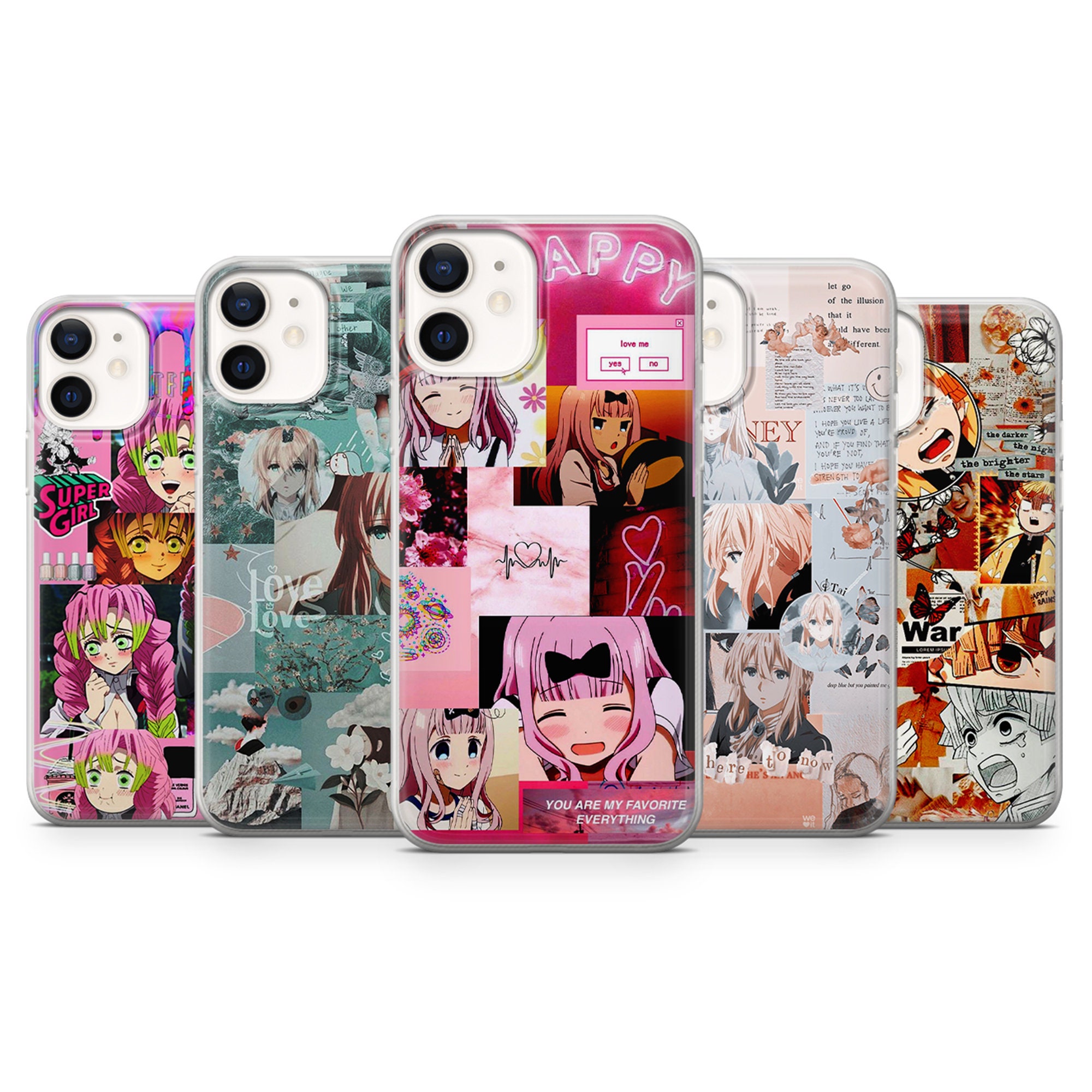 Zenitsu, Giyu, and Muichiro iPhone 14 Pro Max Phone Case – Anime Pattern